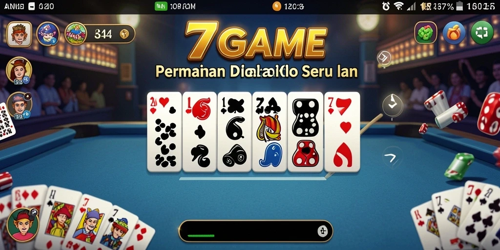 Tampilan screenshot gameplay 7GAME yang seru dan interaktif.