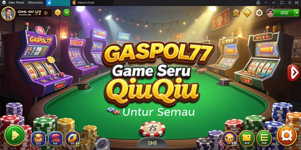 Gameplay seru QiuQiu di GASPOL77 yang menantang.
