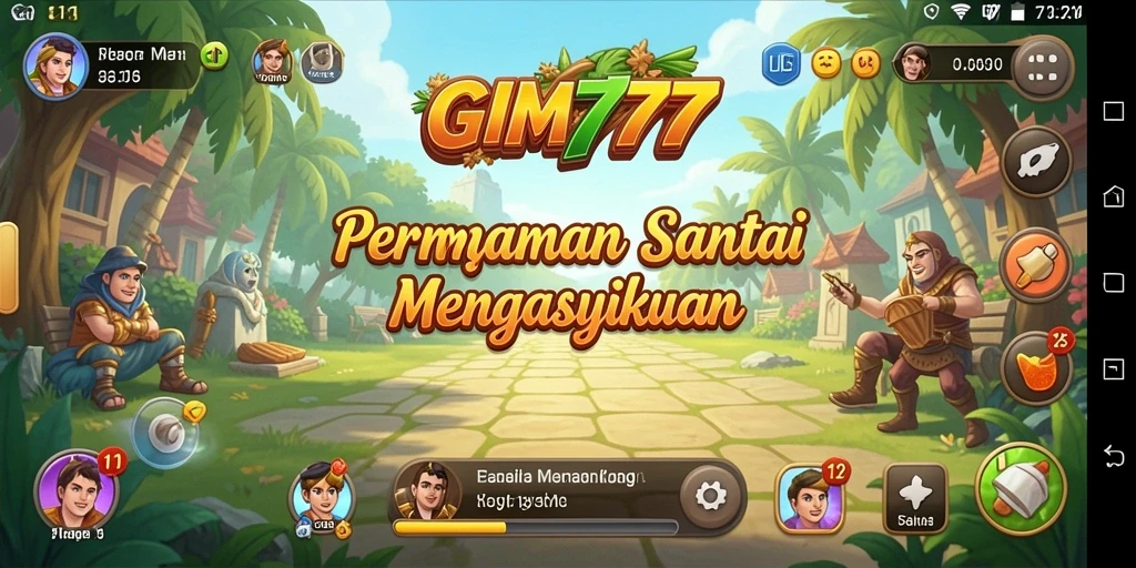 Screenshot GIM777 menampilkan gameplay yang menyenangkan dan interaktif.