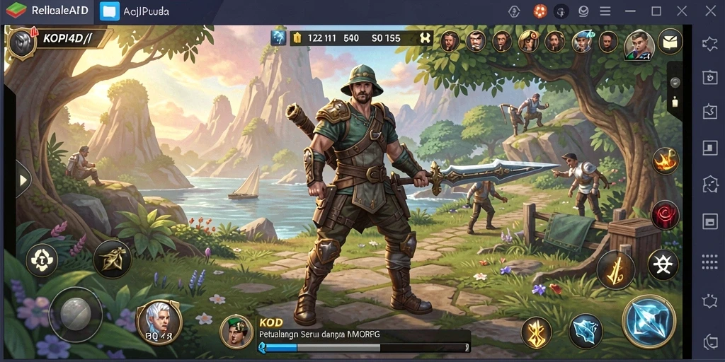 Gameplay menarik di dunia KOPI4D yang penuh petualangan.