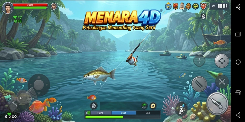 Tangkapan ikan besar dalam gameplay MENARA4D yang mengasyikkan.