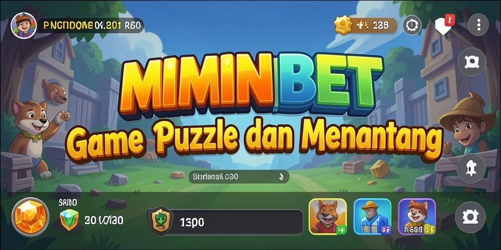Screenshot gameplay MIMINBET yang menampilkan tantangan Puzzle menarik.