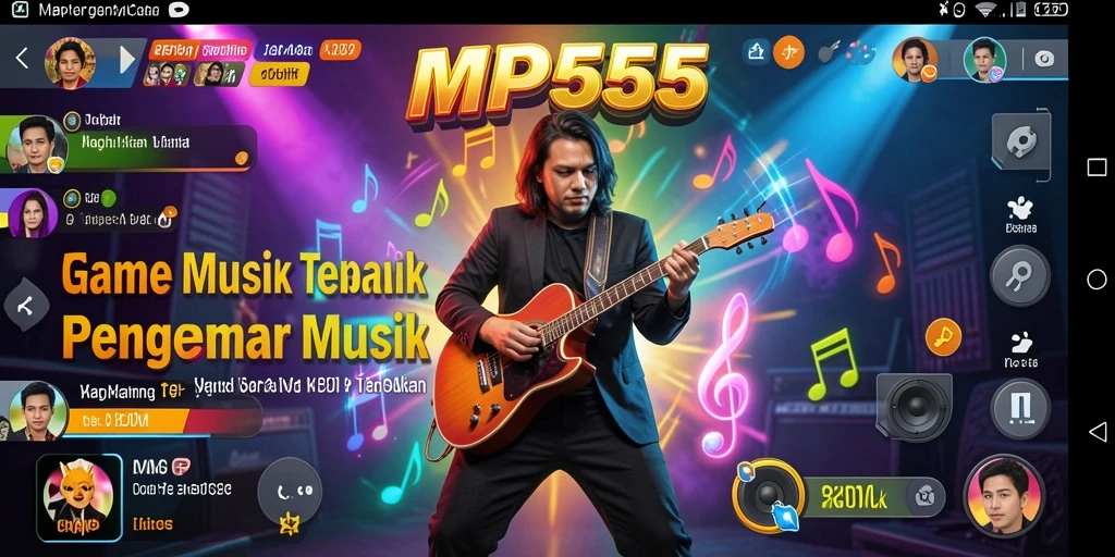 Tampilan gameplay MPO555 menampilkan pengalaman seru bermain musik.