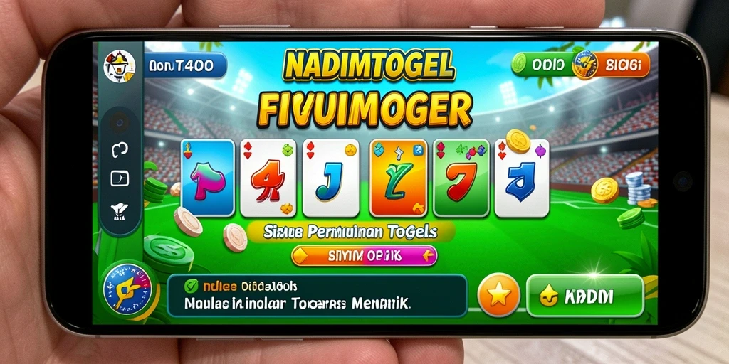 Tampilan gameplay NADIMTOGEL yang memberikan pengalaman togel yang mendebarkan.