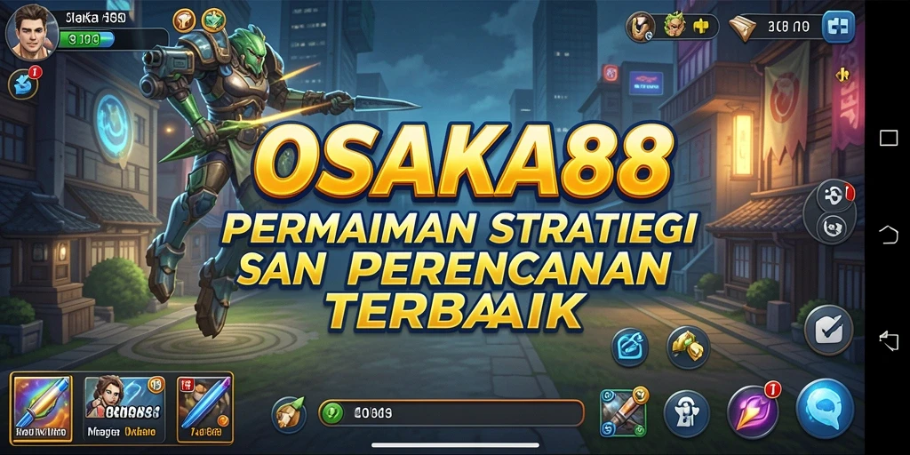 Tangkapan layar menampilkan aksi strategis dalam OSAKA88.