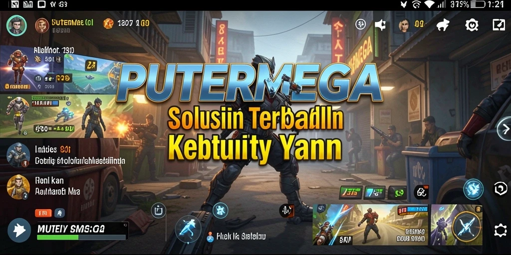 Tampilan antarmuka user-friendly dari PUTERMEGA dengan berbagai fitur.