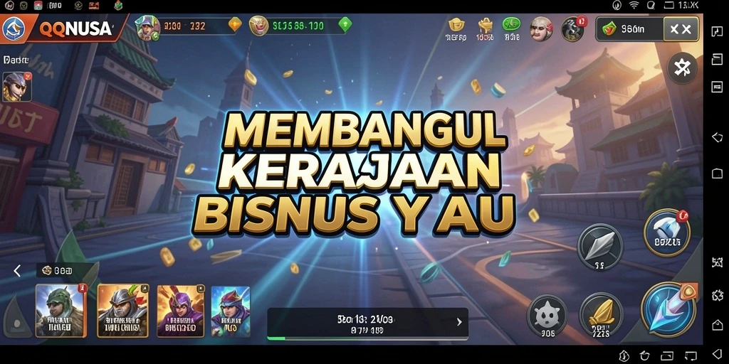Tampilan gameplay Tycoon yang menarik di QQNUSA.