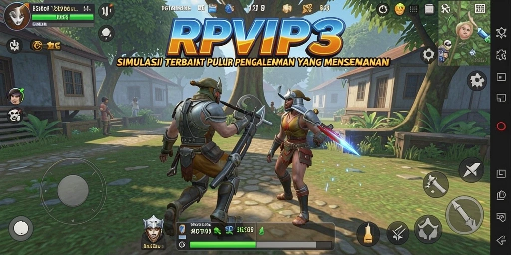 Tampilan menarik dari gameplay RPVIP3 yang mengasyikkan.