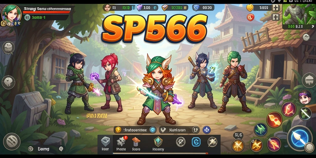 Tampilan dinamis gameplay SP666 dengan strategi SLG yang menantang.