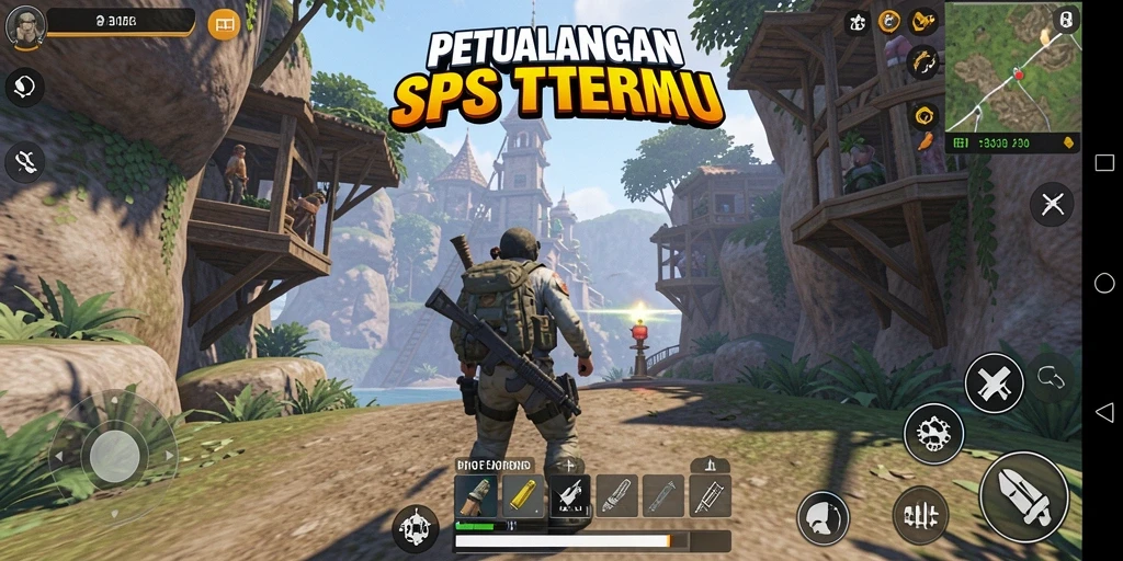 Tangkapan layar V07 menampilkan intensitas pertempuran TPS yang seru.