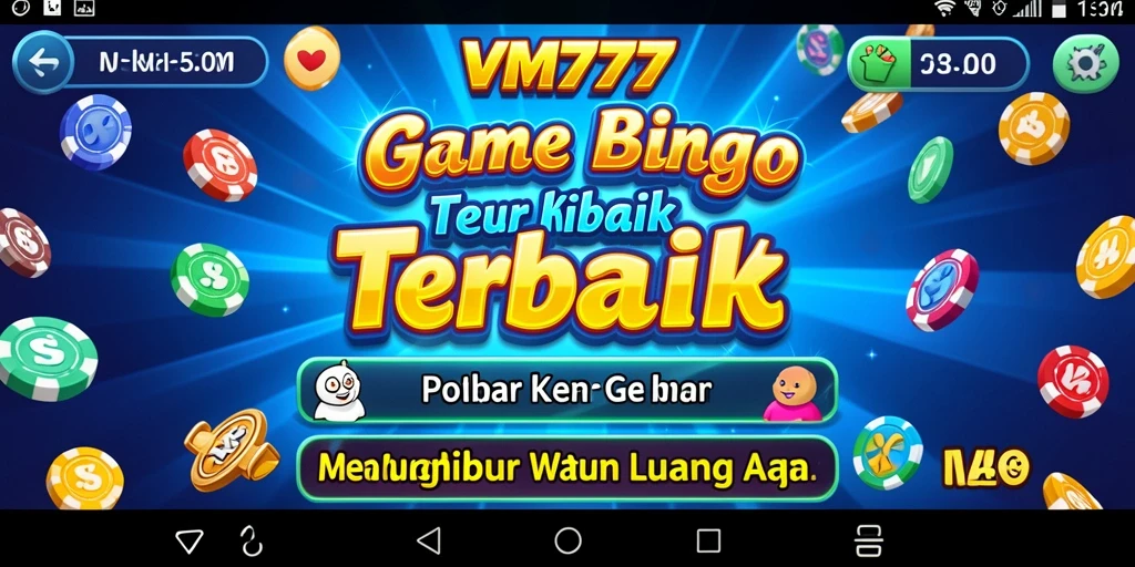 Tampilan utama gameplay Bingo yang menarik dan interaktif.