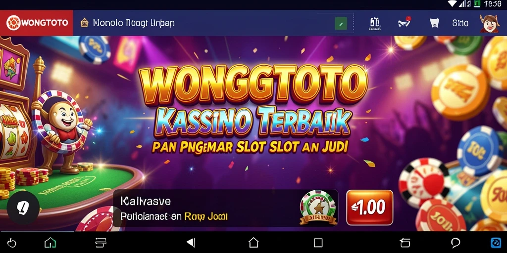 Tampilan gameplay yang menarik dan seru di WONGTOTO.
